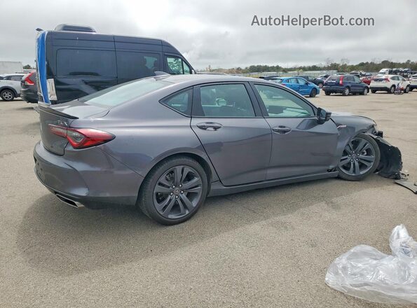 19UUB5F58NA004666 2022 ACURA TLX Gray Հետևի աջ