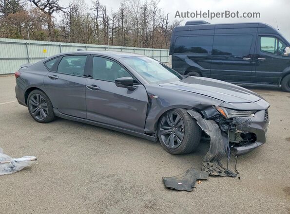 19UUB5F58NA004666 2022 ACURA TLX Gray Առջևի աջ