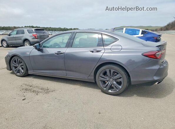 19UUB5F58NA004666 2022 ACURA TLX Gray Հետևի ձախ