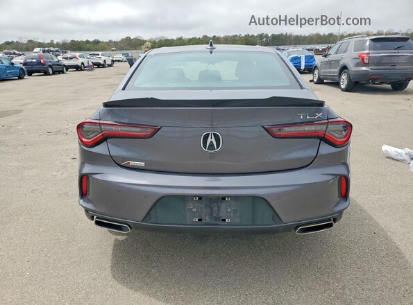 19UUB5F58NA004666 2022 ACURA TLX Gray Հետևի տեսք