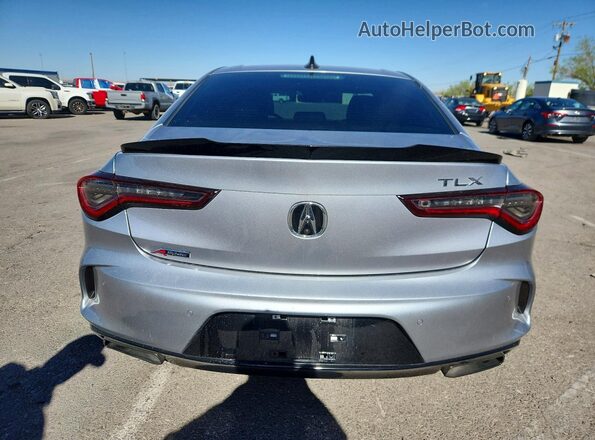 19UUB5F59MA003234 2021 ACURA TLX Серебряный Вид сзади