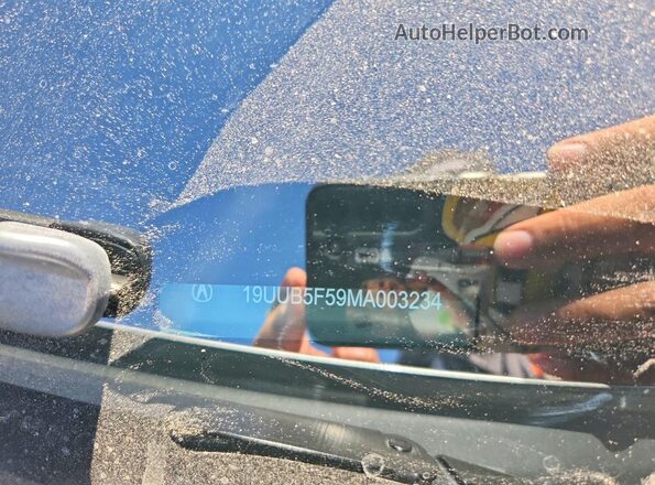 19UUB5F59MA003234 2021 ACURA TLX Серебряный Вид подкапотного пространства