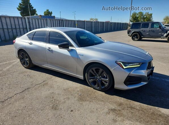 19UUB5F59MA003234 2021 ACURA TLX Серебряный Передняя правая четверть