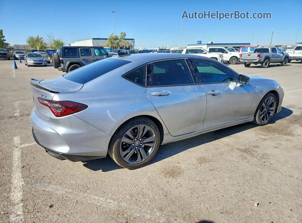 19UUB5F59MA003234 2021 ACURA TLX Серебряный Задняя правая четверть