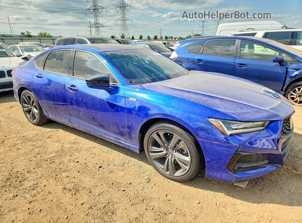 19UUB5F59MA011124 2021 ACURA TLX Blue Delantero derecho