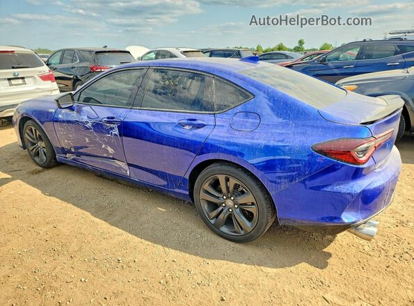 19UUB5F59MA011124 2021 ACURA TLX Blue Trasero izquierdo