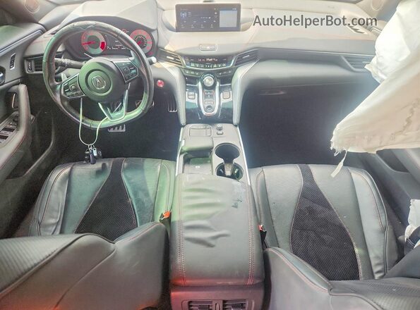 19UUB5F5XMA012704 2021 ACURA TLX Gray Dashboard view