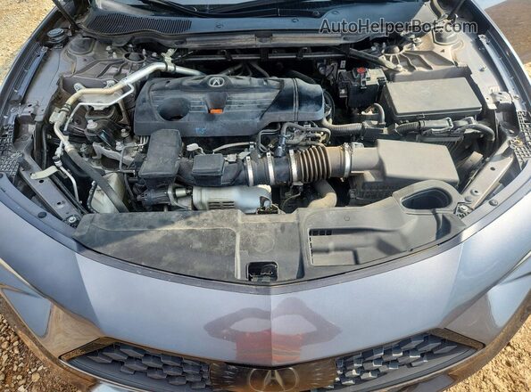 19UUB5F5XMA012704 2021 ACURA TLX Gray Rear interior view
