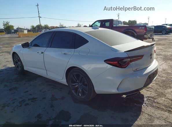 19UUB5F5XMA012878 2021 ACURA TLX White უკანა მარცხენა
