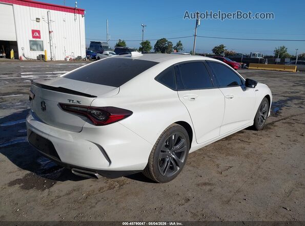 19UUB5F5XMA012878 2021 ACURA TLX White უკანა მარჯვენა