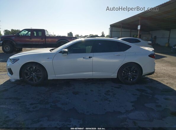 19UUB5F5XMA012878 2021 ACURA TLX White უკანა სალონის ხედი
