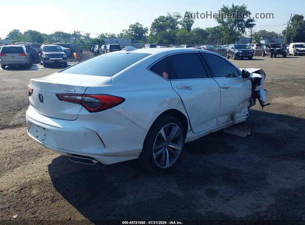 19UUB5F60MA015250 2021 ACURA TLX White უკანა მარჯვენა