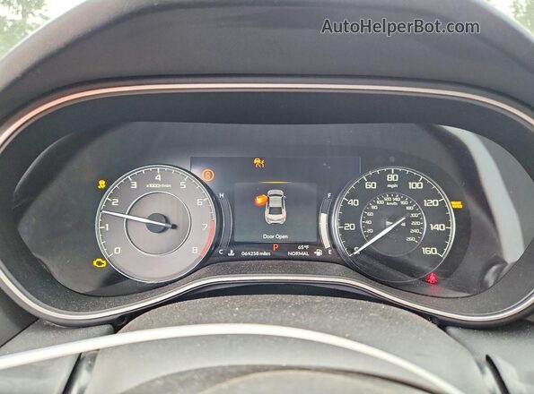 19UUB5F64MA011864 2021 ACURA TLX White Widok zestawu wskaźników