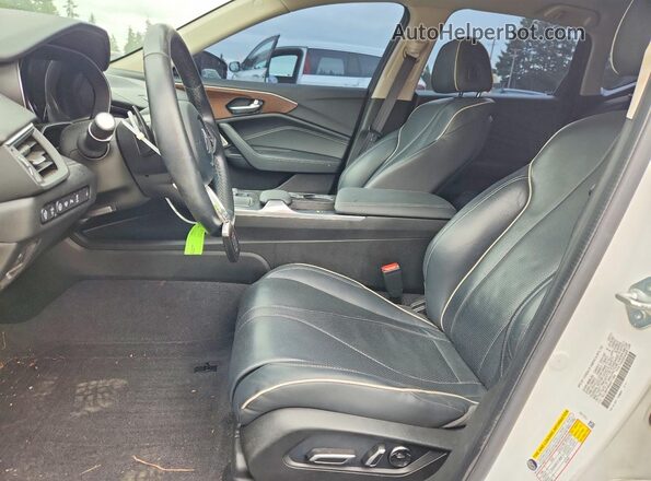 19UUB5F64MA011864 2021 ACURA TLX White Widok wnętrza z przodu