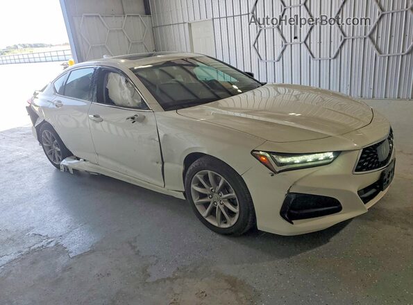 19UUB6F36MA003034 2021 ACURA TLX Белый Передняя правая четверть
