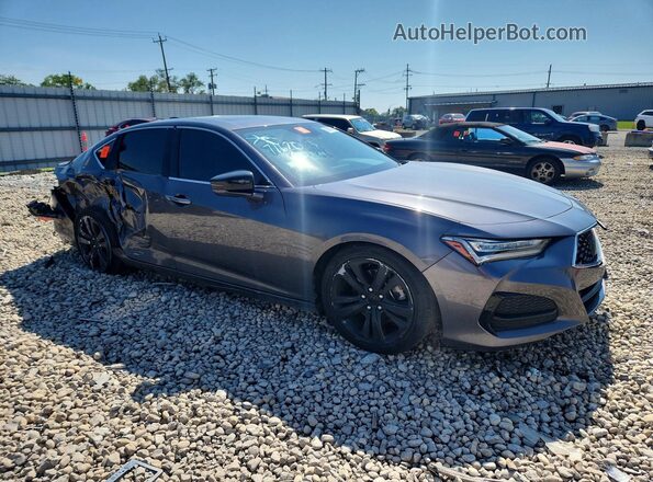 19UUB6F46MA001857 2021 ACURA TLX Gray Առջևի աջ