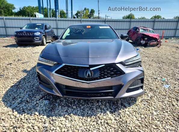 19UUB6F46MA001857 2021 ACURA TLX Gray Դիմացի տեսք