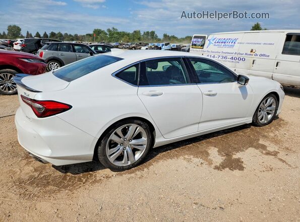 19UUB6F49MA011346 2021 ACURA TLX Белый Задняя правая четверть