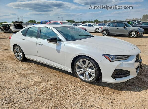 19UUB6F49MA011346 2021 ACURA TLX Белый Передняя правая четверть