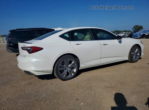 19UUB6F4XMA004602 2021 ACURA TLX White უკანა მარჯვენა