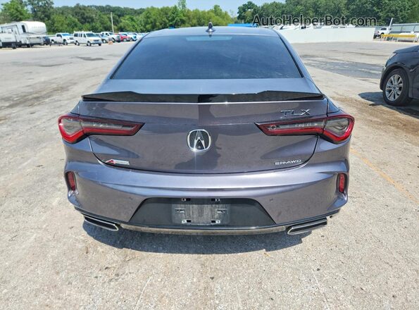 19UUB6F50MA001474 2021 ACURA TLX Gray Rear view