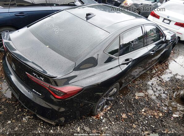 19UUB6F50PA004332 2023 ACURA TLX Black უკანა მარჯვენა