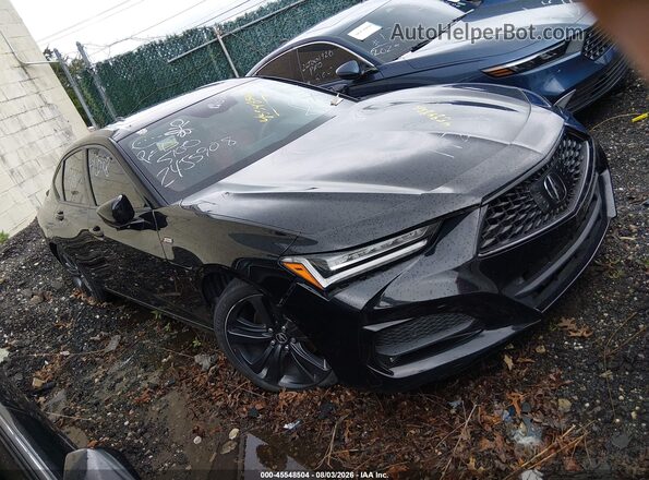 19UUB6F50PA004332 2023 ACURA TLX Black ხელსაწყოთა პანელის ხედი