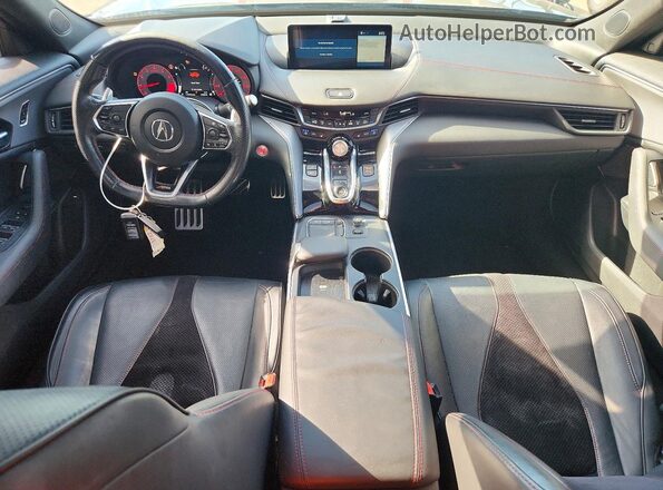 19UUB6F53MA001291 2021 ACURA TLX Black Widok deski rozdzielczej