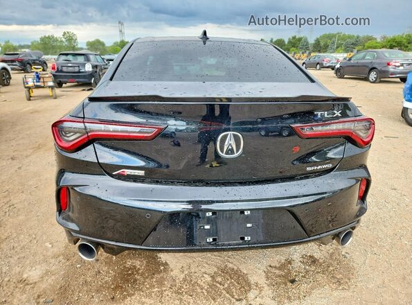 19UUB6F54RA001758 2024 ACURA TLX Black Rear view