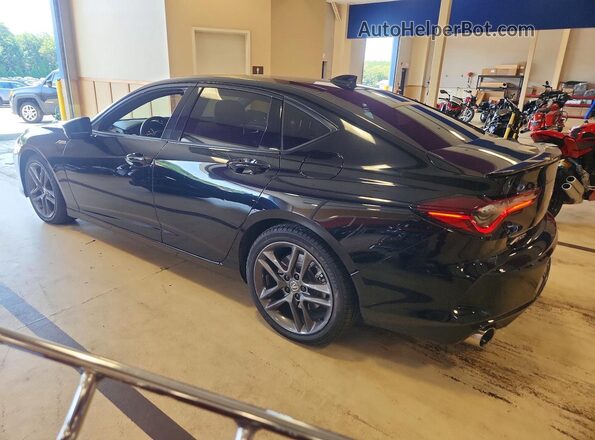 19UUB6F56SA002271 2025 ACURA TLX Черный Задняя левая четверть