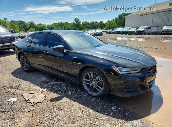 19UUB6F56SA004506 2025 ACURA TLX Черный Передняя правая четверть