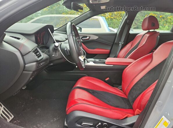 19UUB6F57RA000801 2024 ACURA TLX Gray Widok wnętrza z przodu