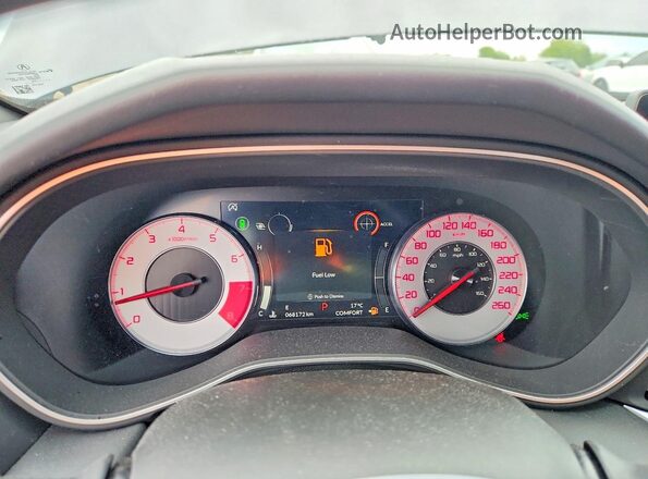 19UUB6F58NA800307 2022 ACURA TLX Gray Instrument cluster view