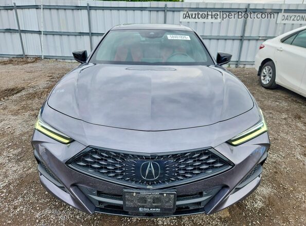 19UUB6F58NA800307 2022 ACURA TLX Gray Front view