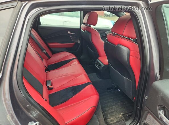 19UUB6F58NA800307 2022 ACURA TLX Gray Rear seats view