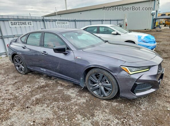 19UUB6F58NA800307 2022 ACURA TLX Gray Front right