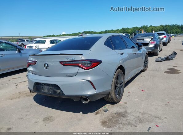 19UUB6F58RA002041 2024 ACURA TLX Gray უკანა მარჯვენა