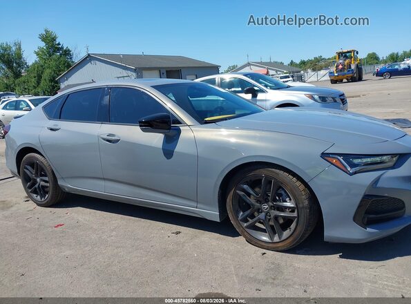 19UUB6F58RA002041 2024 ACURA TLX Gray სალონის 360-გრადუსიანი ხედი