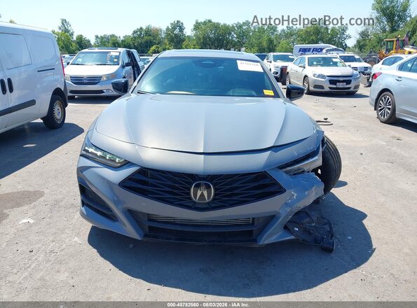 19UUB6F58RA002041 2024 ACURA TLX Gray უკანა სალონის ხედი