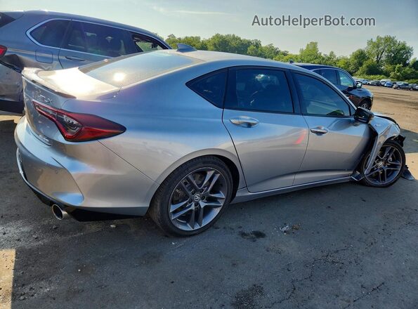 19UUB6F58SA002773 2025 ACURA TLX Серебряный Задняя правая четверть