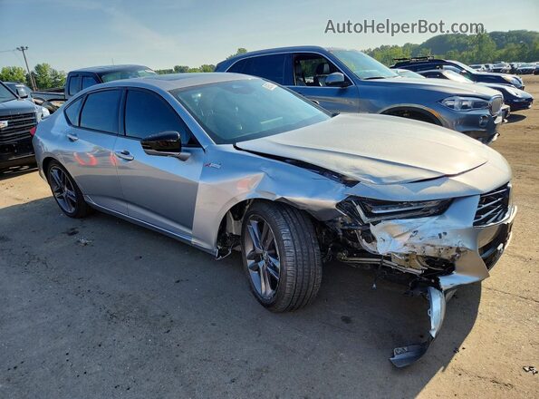 19UUB6F58SA002773 2025 ACURA TLX Серебряный Передняя правая четверть