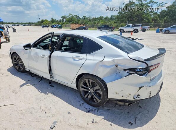 19UUB6F5XMA007766 2021 ACURA TLX White Հետևի ձախ