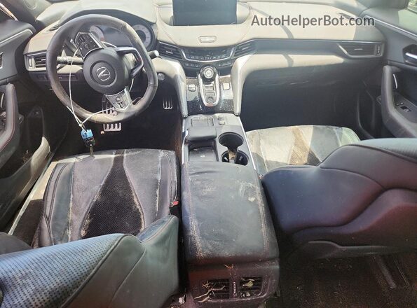 19UUB6F5XMA007766 2021 ACURA TLX White Առջևի վահանակի տեսք