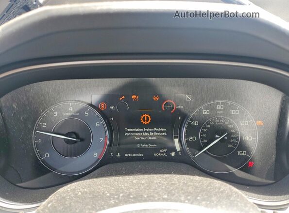 19UUB6F62MA011514 2021 ACURA TLX Blue ხელსაწყოთა პანელის ხედი