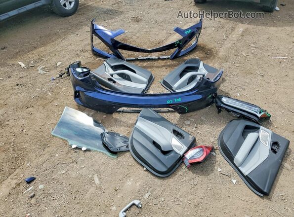 19UUB6F62MA011514 2021 ACURA TLX Blue ძრავის განყოფილების ხედი