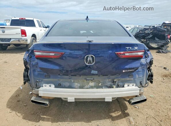 19UUB6F62MA011514 2021 ACURA TLX Blue უკანა ხედი