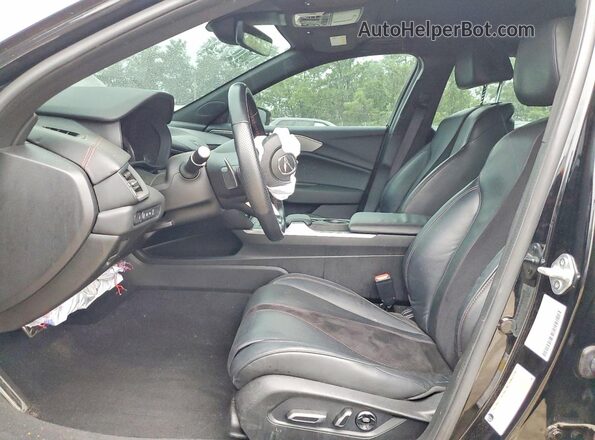 19UUB7F05NA001465 2022 ACURA TLX Black Widok wnętrza z przodu