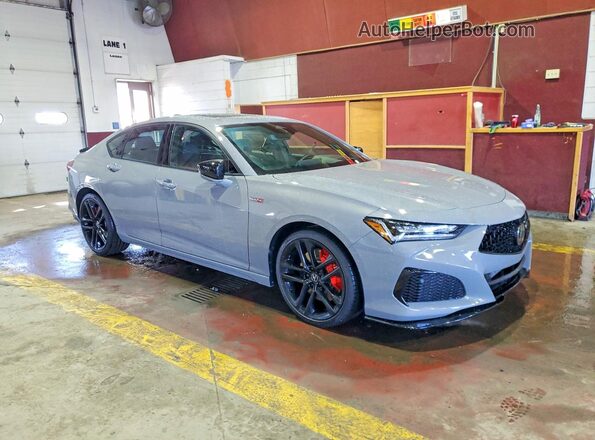 19UUB7F09SA000735 2025 ACURA TLX Gray Delantero derecho