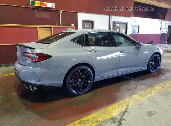 19UUB7F09SA000735 2025 ACURA TLX Gray Trasero derecho