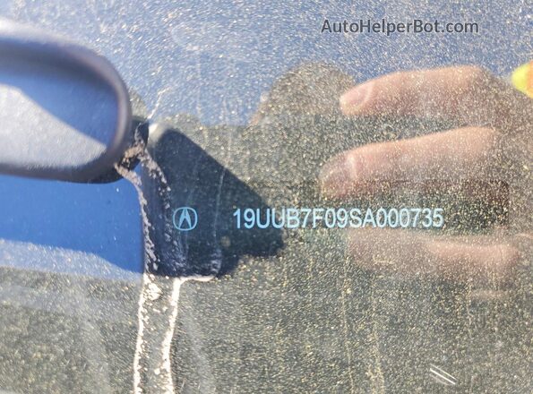 19UUB7F09SA000735 2025 ACURA TLX Gray Vista del compartimento del motor